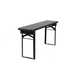 Inklapbare bierbank Berlijn zwart 120 cm