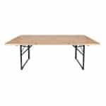 Inklapbare houten kindertafel H 54 x 110 x 40 cm