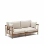 Kave Home 2-zits Loungebank Sacova Eucalyptushout - Beige