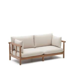 Kave Home 2-zits Loungebank Sacova Eucalyptushout - Beige