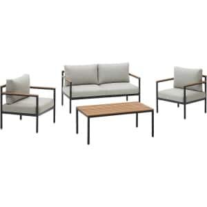 Kave Home Kave Home Loungeset Aiguafreda, 2 zits bank met 2 fauteuils