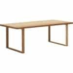Kave Home Kave Home Tuintafel Canadell, Tuintafel 220 x 100 cm