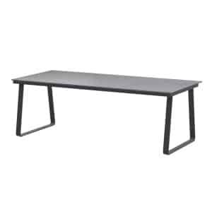 Konos Tafelframe Antracite met HPL Light Grey tafelblad 220 x 95 cm - 4so