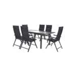 LIVARNO home Aluminium tuinset Toronto Deluxe 7-delig