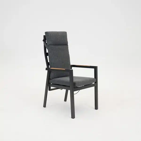 Levy stapelstoel teak arm