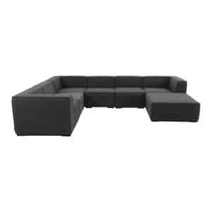 Liberty Sunbrella - Sooty - Loungeset 7-delig incl. chaise longue