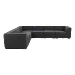 Liberty Sunbrella loungeset hoekbank - Sooty - 6-delig