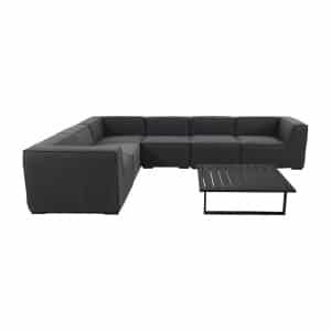 Liberty/Cuba Sunbrella loungeset - Sooty - 7-delig