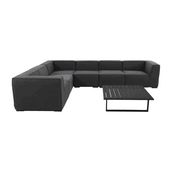 Liberty/Cuba Sunbrella loungeset - Sooty - 7-delig