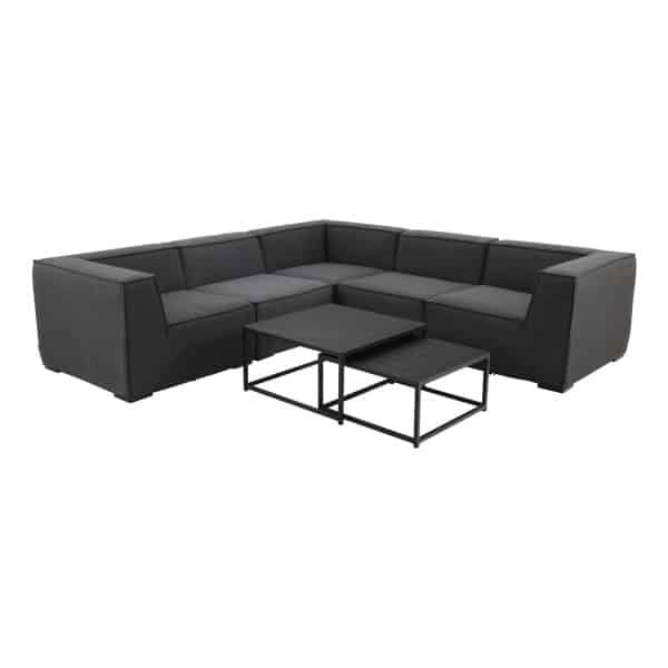 Liberty/Royalty Sunbrella loungeset - Sooty - 7-delig