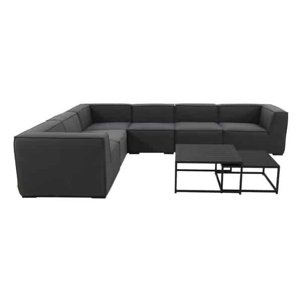 Liberty/Royalty Sunbrella loungeset - Sooty - 8-delig