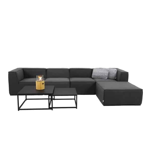 Liberty/Royalty Sunbrella loungeset met hocker - Sooty - 7-delig