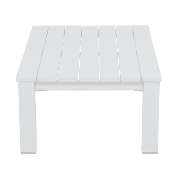 Lincoln lounge tafel 140x70 mat wit - Garden impressions