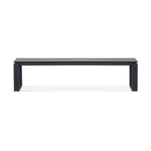 Lisomme Abel tuinbank zwart - 180 x 43 cm