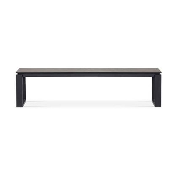 Lisomme Abel tuinbank zwart - 180 x 43 cm Lisomme Abel tuinbank zwart - 180 x 43 cm