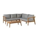 Lucca Corner Set Teak Fsc 100% - Exotan