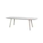 Manolo eettafel latte met geprint keramiek tafelblad 240 x 103 cm Taste - Taste