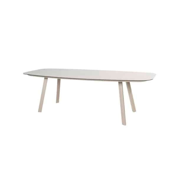 Manolo eettafel latte met geprint keramiek tafelblad 240 x 103 cm Taste - Taste