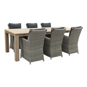 Mante Paloma Grijs/Rome grey 240 cm. tuinset - 7-delig