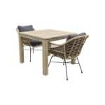 Margriet Naturel/Rome grey 100 cm. - tuinset 3-delig