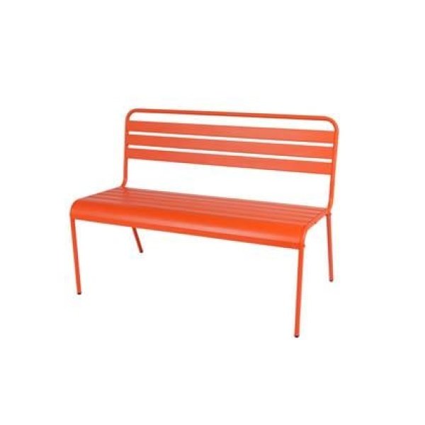 MaximaVida metalen tuinbank Max 120 cm oranje MaximaVida metalen tuinbank Max 120 cm oranje