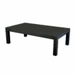 Midori coffee table 140x77,5 cm aluminium dark grey - Yoi