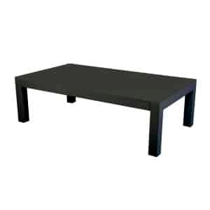 Midori coffee table 140x77,5 cm aluminium dark grey - Yoi