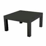 Midori coffee table 77,5x77,5 cm aluminium dark grey - Yoi