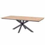 Minerva Tafelframe Antracite Met Tafelblad Teak 220 x 95 cm - 4so