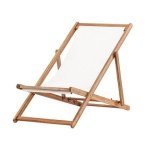 Nest outdoor Bern Inklapbare Houten Tuinstoel - Wit
