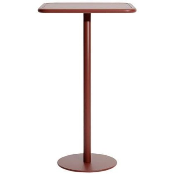 Petite Friture Week-end bistrotafel 60x60 H105 Brown Red