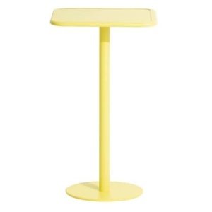Petite Friture Week-end bistrotafel 60x60 H105 Yellow