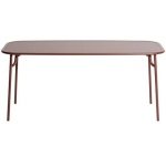 Petite Friture Week-end tuintafel 180x85 Brown Red