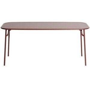 Petite Friture Week-end tuintafel 180x85 Brown Red