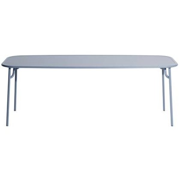 Petite Friture Week-end tuintafel 220x85 Pigeon Blue