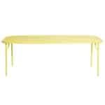Petite Friture Week-end tuintafel 220x85 geel