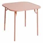 Petite Friture Week-end tuintafel 85x85 met dicht blad blush