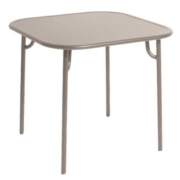 Petite Friture Week-end tuintafel 85x85 met dicht blad dune