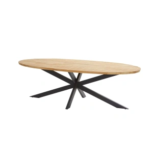 Primavera tuinset buiten met Prado tuintafel ellips 4 Seasons Outdoor