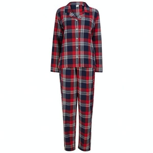 SF Women SF074 Dames Tartan Loungeset