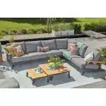 SUNS | Loungeset Siena Rechts | MRG | Soft Grey Mixed Weave
