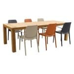 Scab Ginevra terracotta/taupe/antraciet / Rome brown 240 cm. tuinset - 7-delig