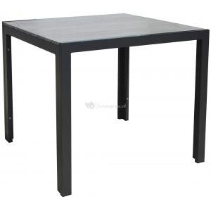 SenS-line Jersey tuintafel grijs vierkant 90 cm