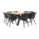 Sophie Element - Xerix/Quote teak - 140x140 cm. - Tuinset 9-delig