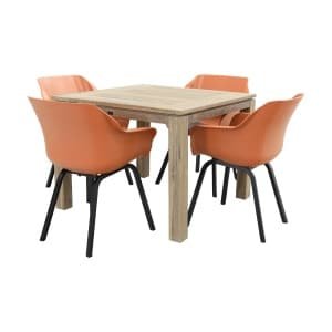 Sophie tuinstoel Terra/Rome grey 100 cm. - tuinset 5-delig