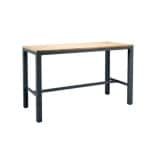 Suns Monte Vari Bar Tafel Matt Royal Grey Met Teak Top 180 x 80 cm - Suns