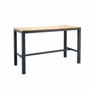 Suns Monte Vari Bar Tafel Matt Royal Grey Met Teak Top 180 x 80 cm - Suns