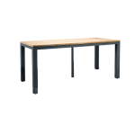 Suns Monte Vari Dining Tafel Matt Royal Grey Met Teak Top 180 x 100 cm - Suns