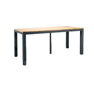 Suns Monte Vari Dining Tafel Matt Royal Grey Met Teak Top 180 x 100 cm - Suns