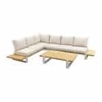 Suns Nardo loungeset - hoekbank - Camel Sand/Natural mixed weave